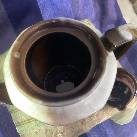 Vintage classic drip glazed tea pot - Picture 4 of 5